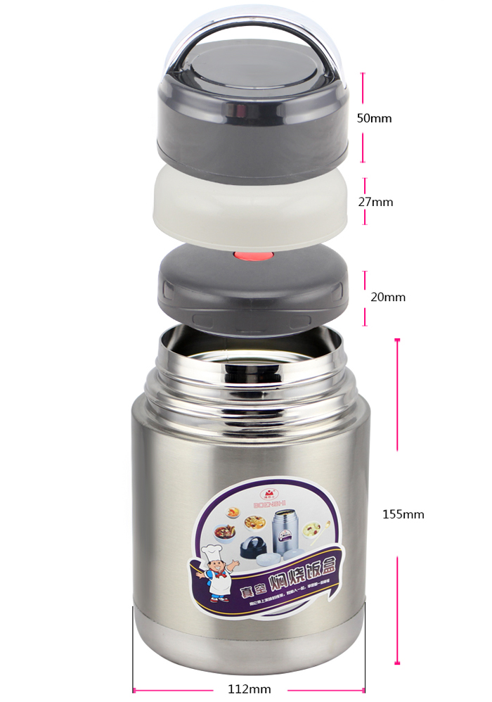 Bình giữ nhiệt inox ủ cháo 800ml