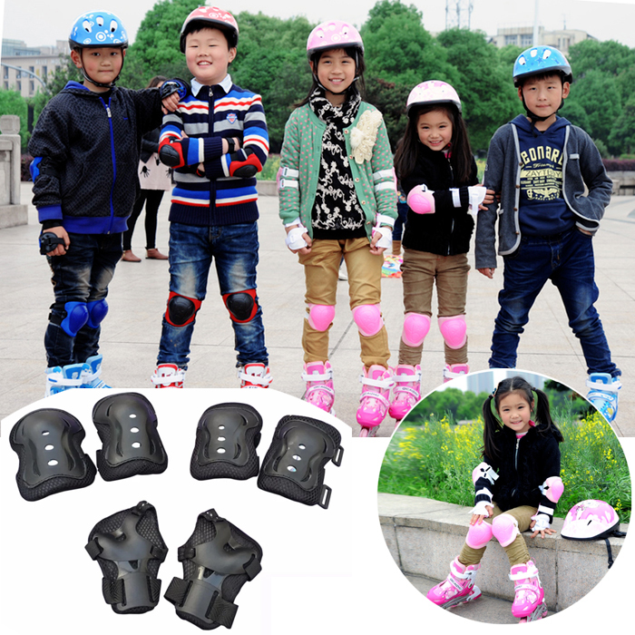 Bộ 6 miếng bảo vệ đầu gối, tay, chân cho bé (có túi lưới)
