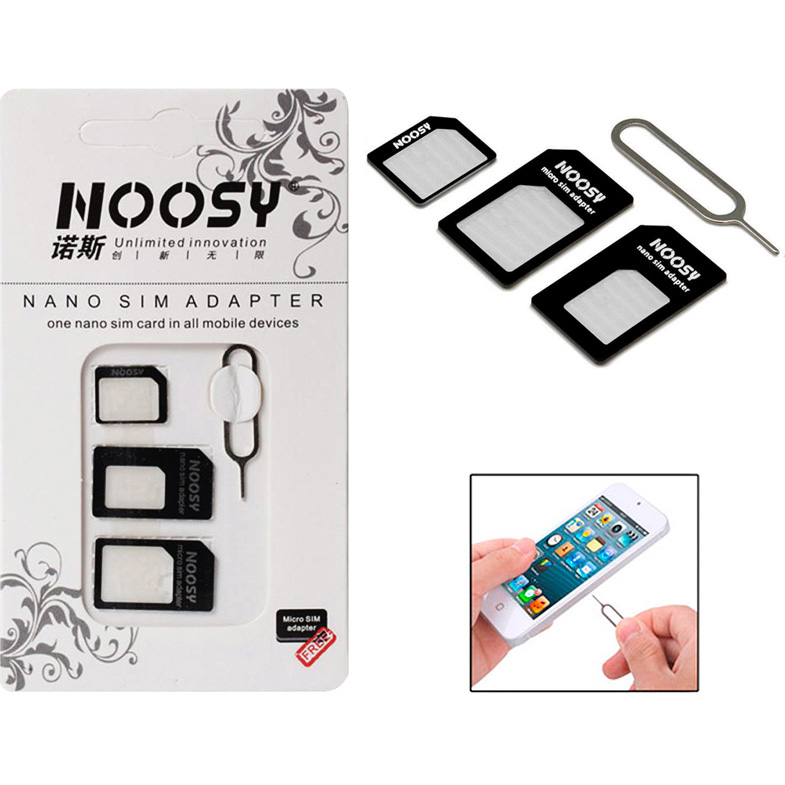 Bộ 10 bộ chuyển đổi Nano sim đa năng Noosy