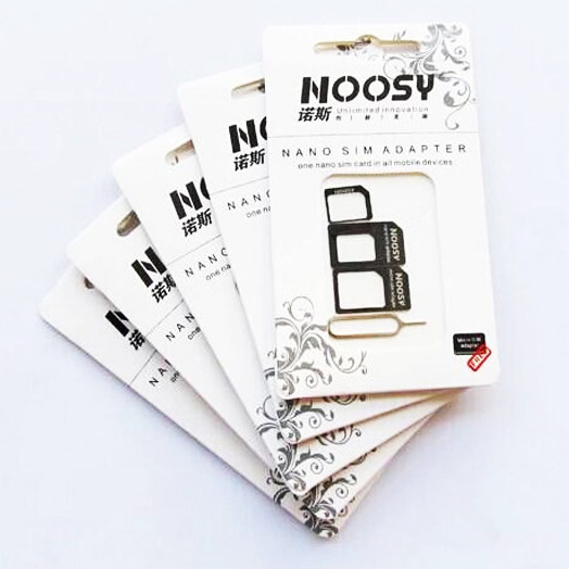 Bộ 5 bộ chuyển đổi Nano sim đa năng Noosy