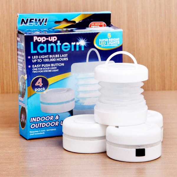 Bộ 4 đèn xếp gọn Pop Up Lantern cực sáng