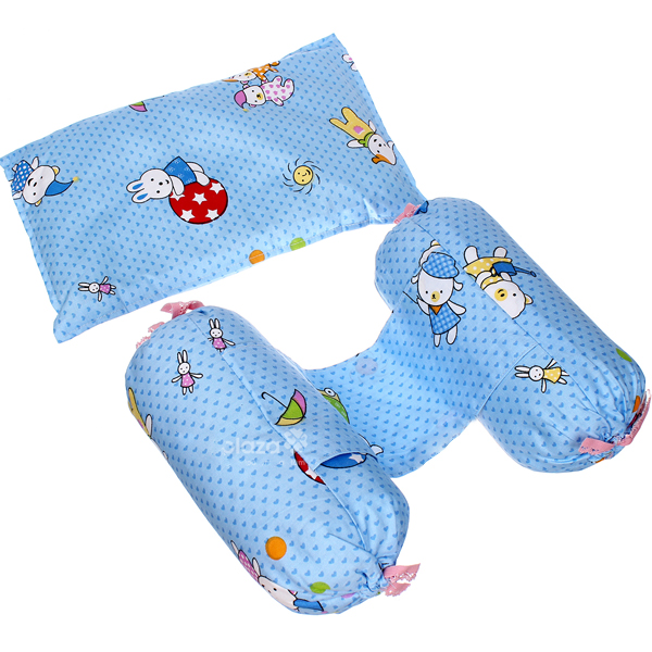 Bộ gối chặn và gối nằm thảo dược cho bé