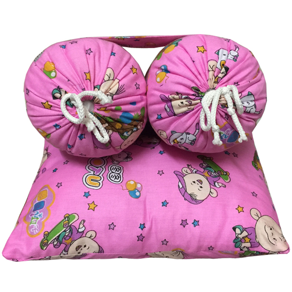 Bộ gối chặn và gối nằm thảo dược cho bé