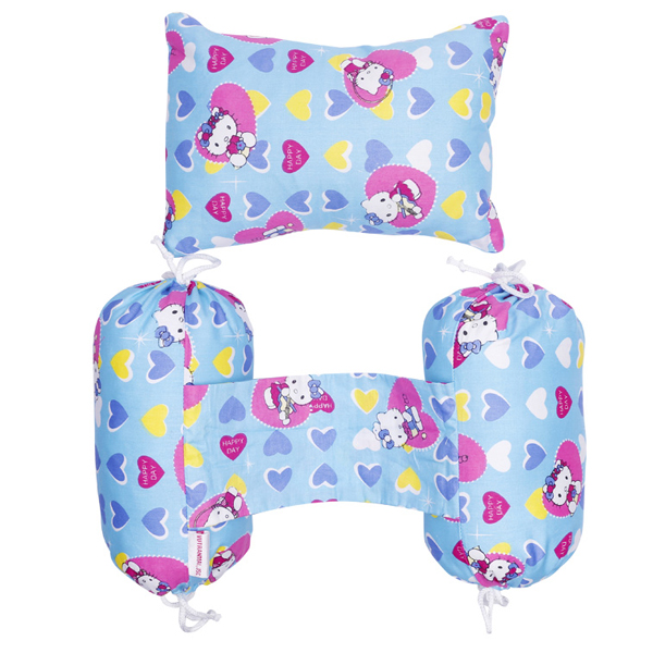 Bộ gối chặn và gối nằm thảo dược cho bé