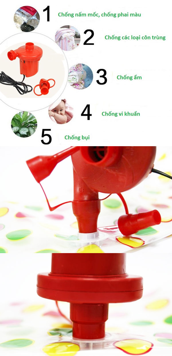 Bơm hút chân không và thổi hơi 2 chiều Wenbo