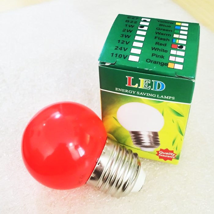 Bóng đèn tròn mini trái chanh 1W siêu tiết kiệm điện
