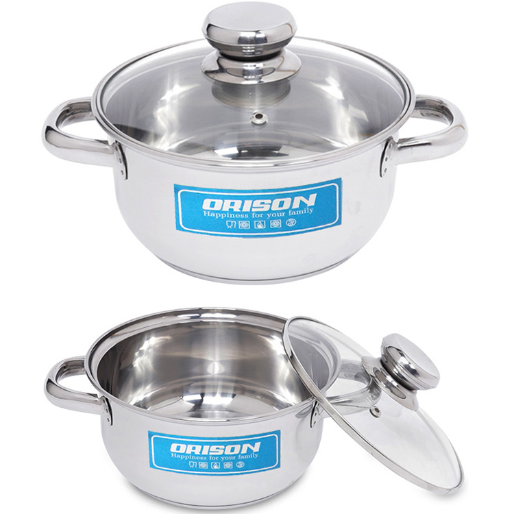 Bộ 3 nồi inox ba đáy Orison OR-39DT