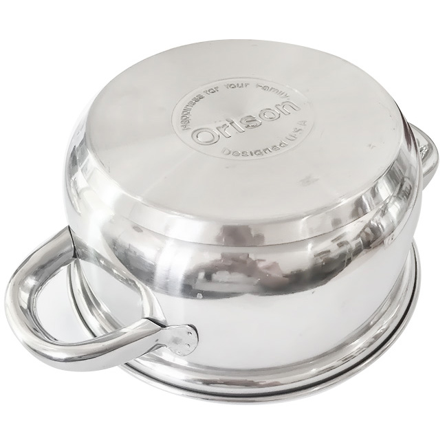 Bộ 3 nồi inox ba đáy Orison OR-39DT