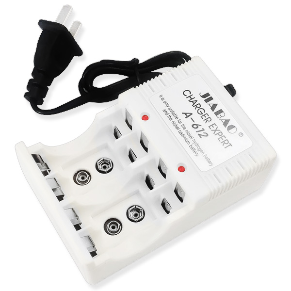 Bộ sạc pin đa năng Jiabao A-612 (sạc pin 2A,3A, pin 9V)