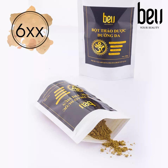 Bột thảo dược đắp mặt dưỡng da BeU 150 gram