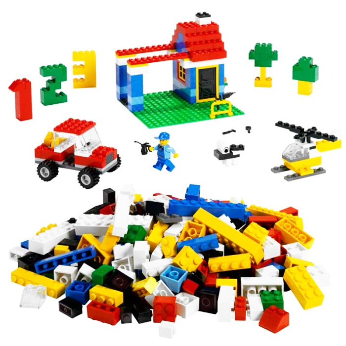 Bộ xếp hình 3D Lego 67 khối sáng tạo cho bé