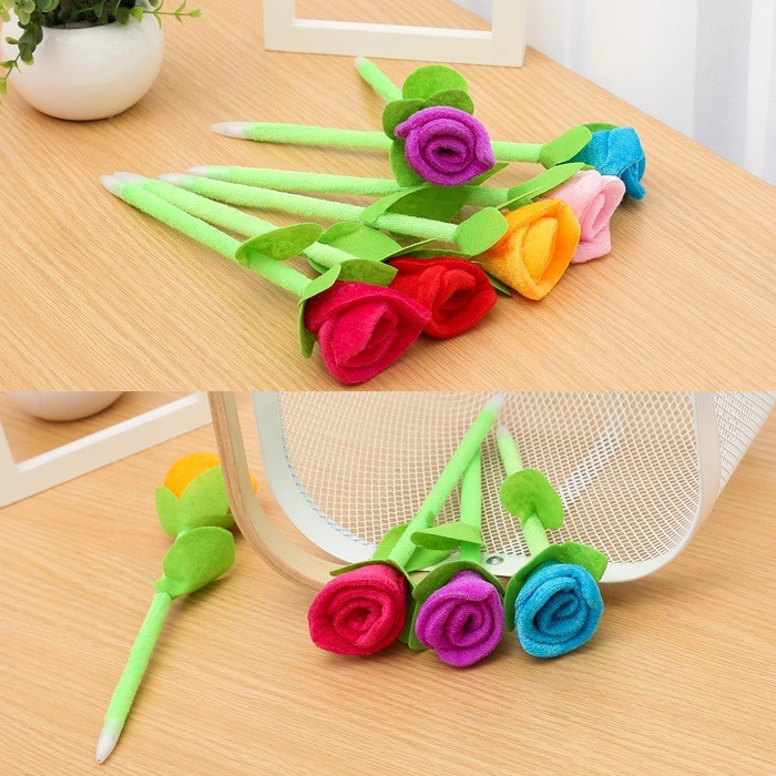 Bút bi hoa hồng độc đáo