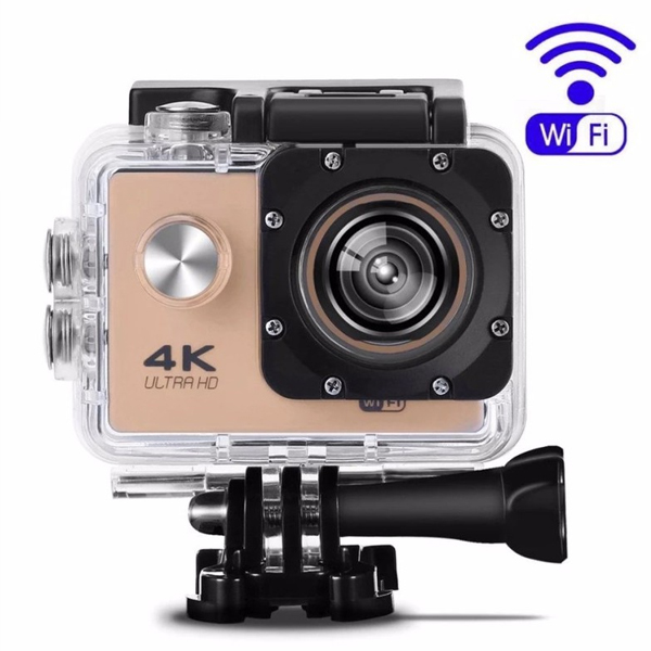 Camera hành trình thể thao 4K Ultra HD 1080p có remote chống nước