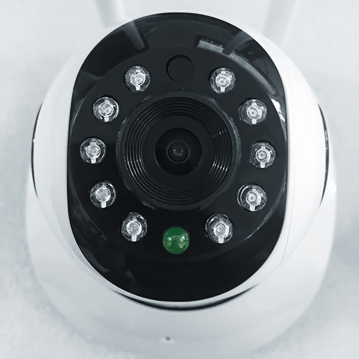 Camera IP Robot 2 anten Wireless Network hồng ngoại (hình ảnh HD, dễ cài đặt)