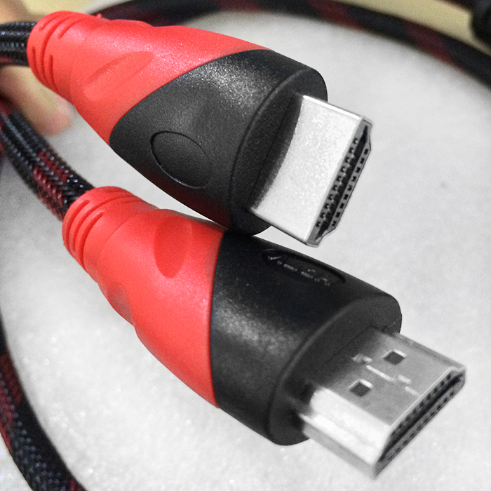Cáp 2 đầu HDMI 1.4V dây dù tròn dài 1.4m kết nối TV