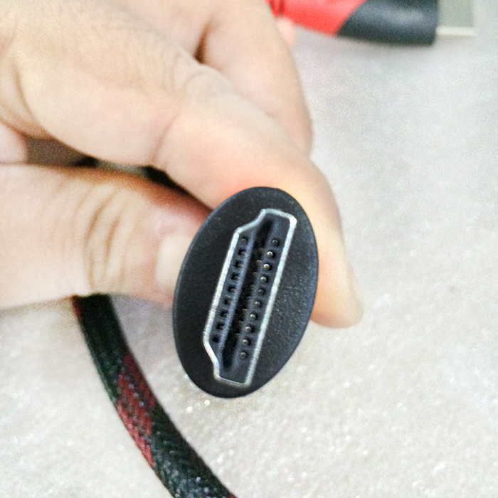 Cáp 2 đầu HDMI 1.4V dây dù tròn dài 1.4m kết nối TV