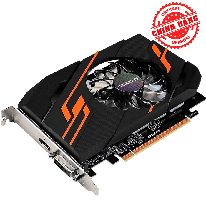 Card rời VGA 2GB Gigabyte Geforce GT-1030 OC 2GI 1 quạt GDDR5/64Bit