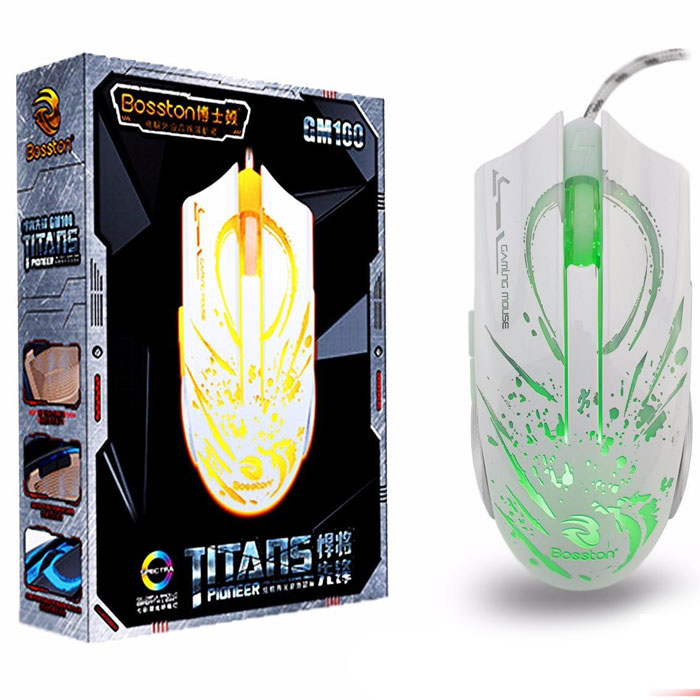 Chuột GAME Bostons GM100 LED đổi màu siêu ngầu