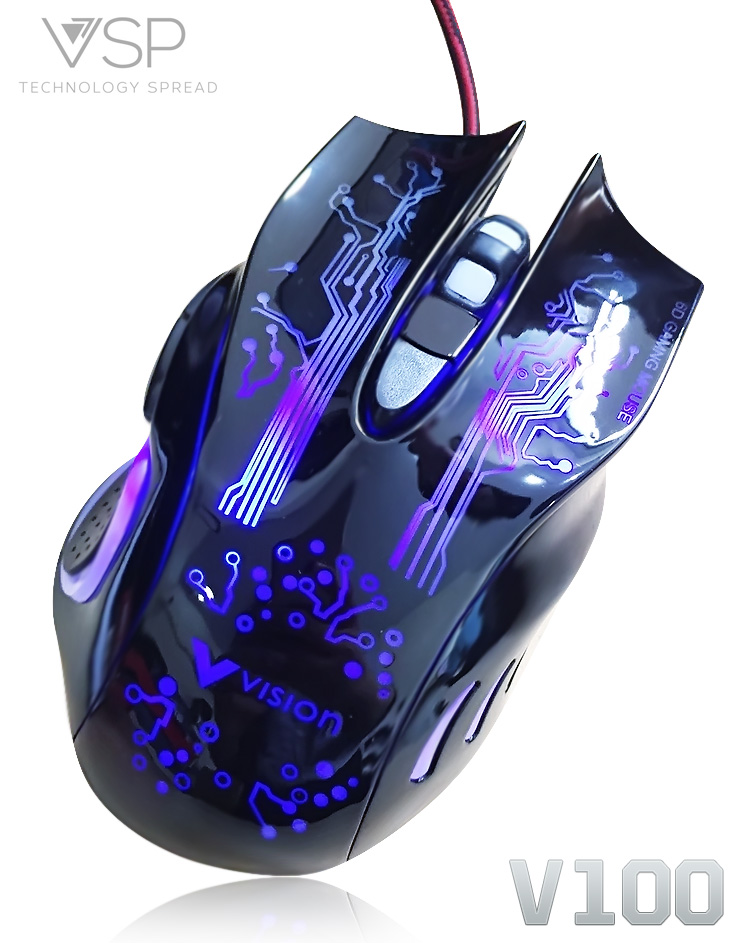 Chuột Led 6D Vision VSP-V100 chuyên Game