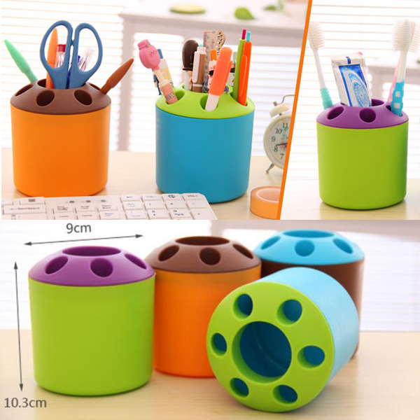 Cốc đựng bàn chải, kem đánh răng đa năng