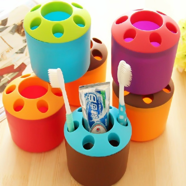 Cốc đựng bàn chải, kem đánh răng đa năng