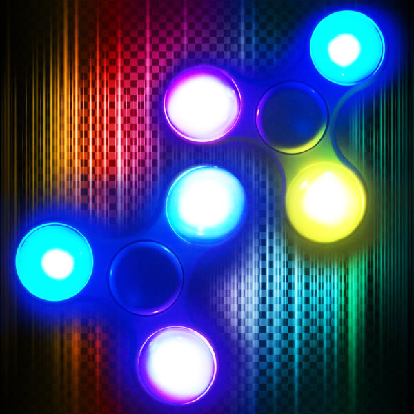 Con quay Spinner có đèn Led phát sáng