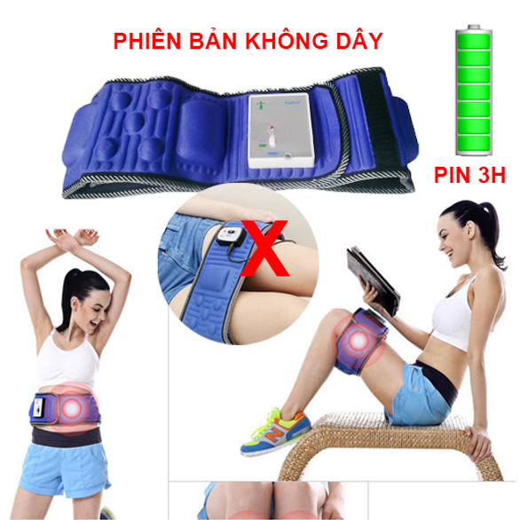 Đai massage bụng X5 Hanln HL-601 (2 tốc độ xài pin sạc)