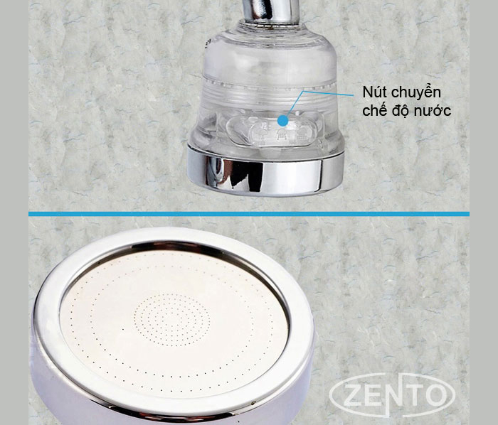 Đầu vòi lọc nước tăng áp