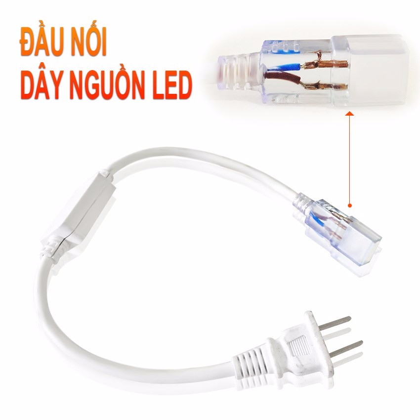 Bộ 2 Dây nguồn cho đèn led dây 220V