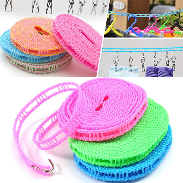Bộ 2 dây treo móc phơi đồ thông minh 5m