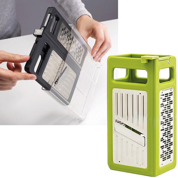 Hộp cắt thái củ quả đa năng (Xanh lá nhạt)