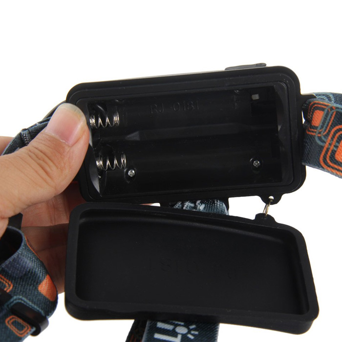 Đèn Led đội đầu 3 bóng siêu sáng T6 kèm 2 pin