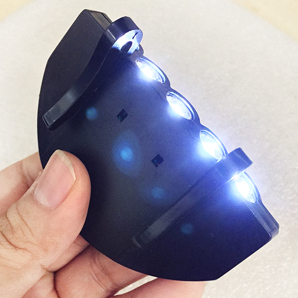 Đèn gắn nón 5 bóng led mini 2 chế độ sáng