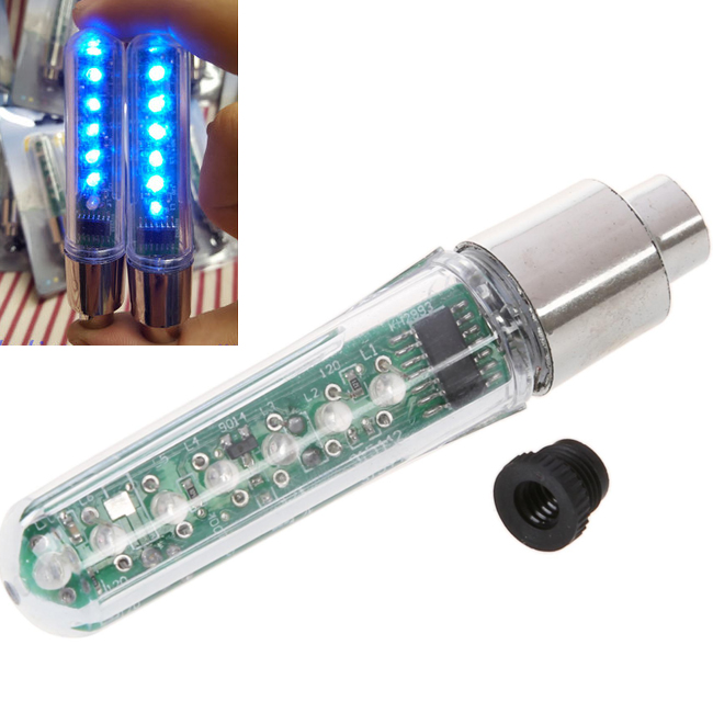 Bộ 2 Đèn led gắn van xe máy, ô tô, xe đạp