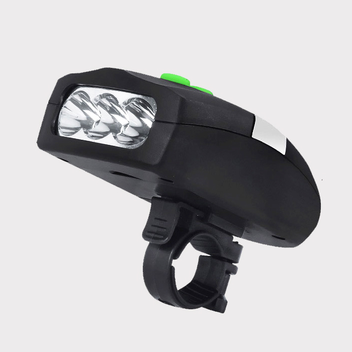 Đèn chiếu sáng gắn xe đạp có còi  FY-037