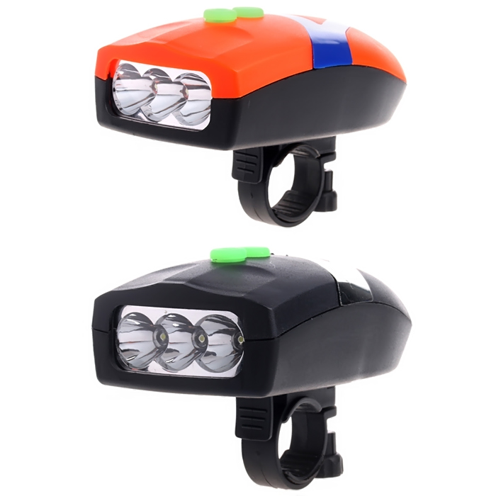 Đèn chiếu sáng gắn xe đạp có còi  FY-037