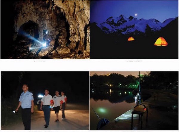 Đèn pin phòng vệ Led Q5 2 chế độ sáng (43cm)