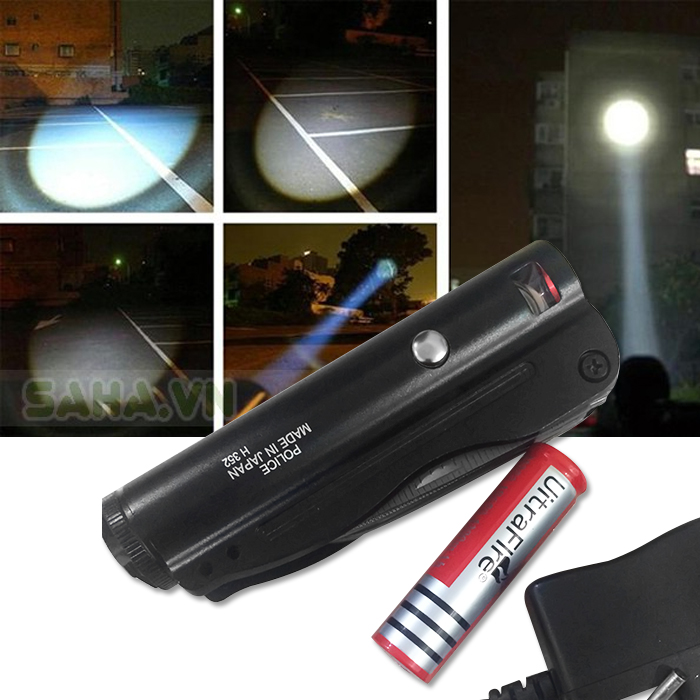 Đèn pin Police H352 6 món đa năng