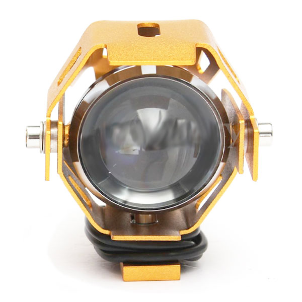 Bộ 2 đèn Led trợ sáng U5 cho xe máy (vàng đồng)