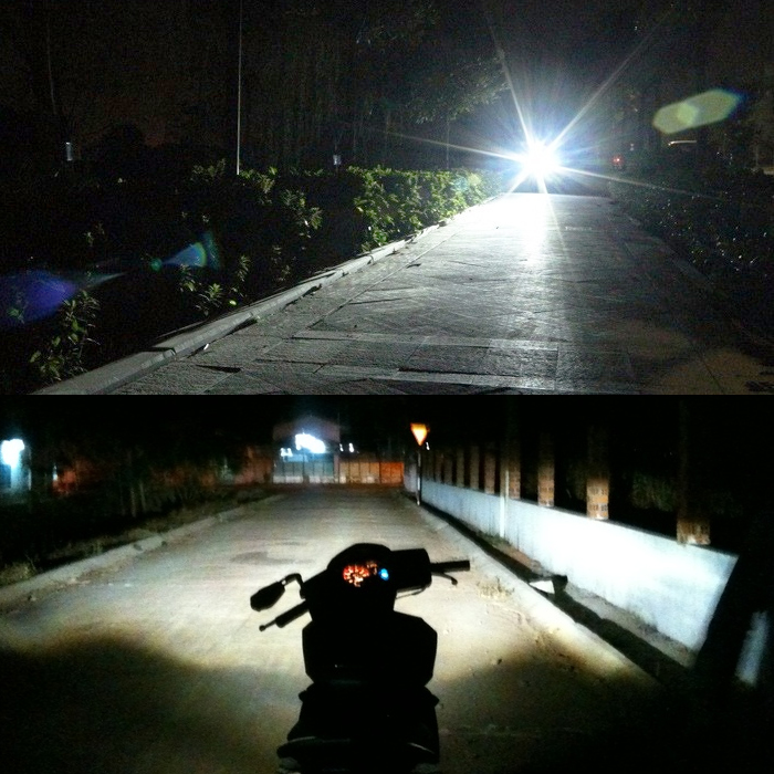 Đèn xe 9 led tròn
