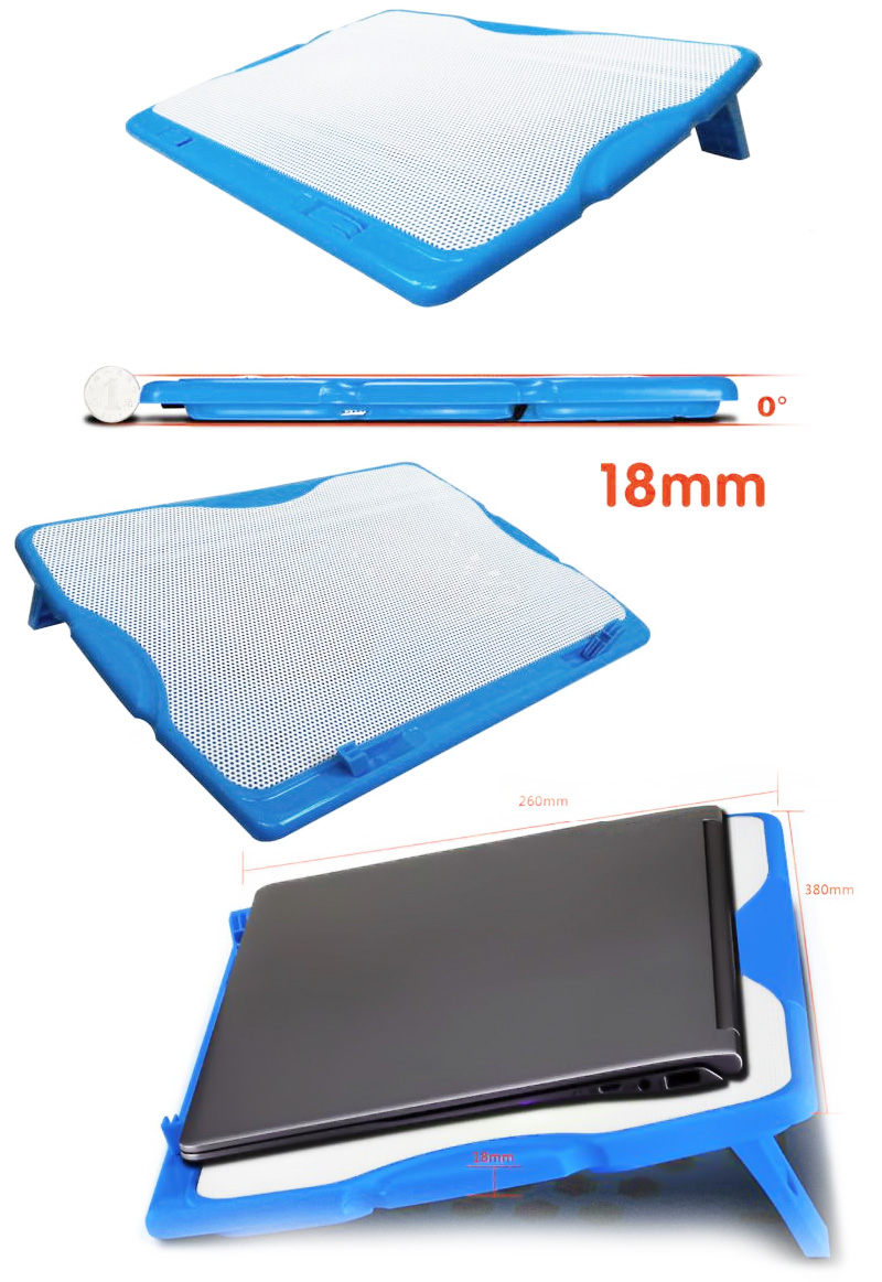 Đế tản nhiệt Cool Cold™ Elegant Ice 2 Pop - K22 (2 quạt)