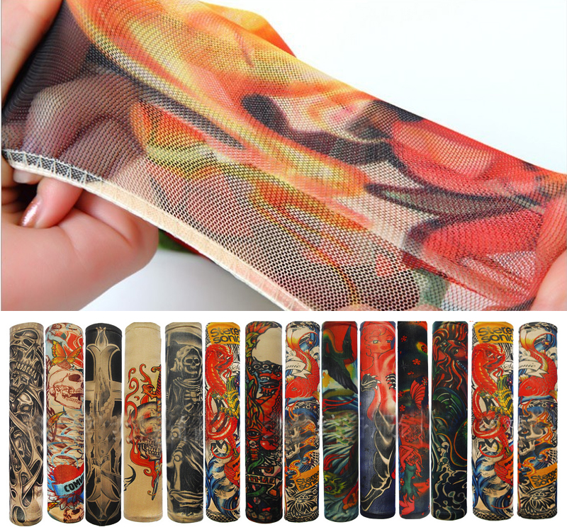Bộ 5 đôi găng tay hình xăm 3D Tattoo Sleeve