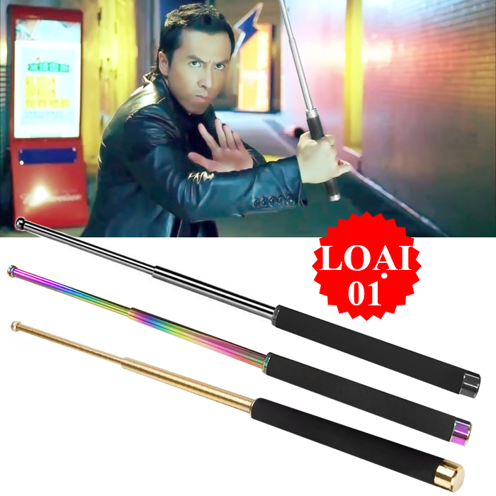 Gậy ba khúc tập thể thao võ thuật (loại cao cấp, nhiều màu)