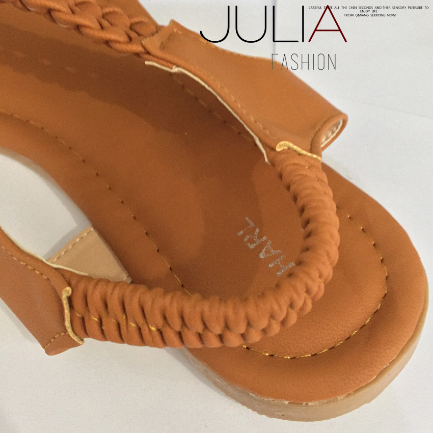 Giày sandal quai kẹp (Nâu)