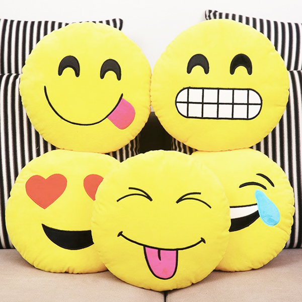 Bộ 2 gối Emoji cảm xúc