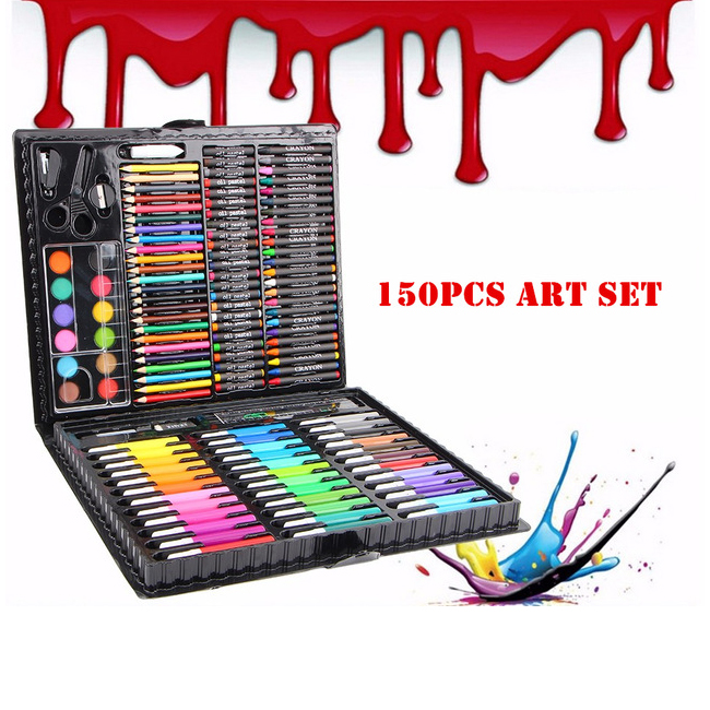 Hộp bút chì màu 150 chi tiết cho bé