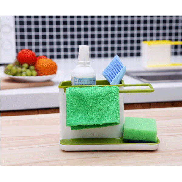 Kệ đựng đồ rửa chén hàn quốc 3 trong 1 - tiện lợi