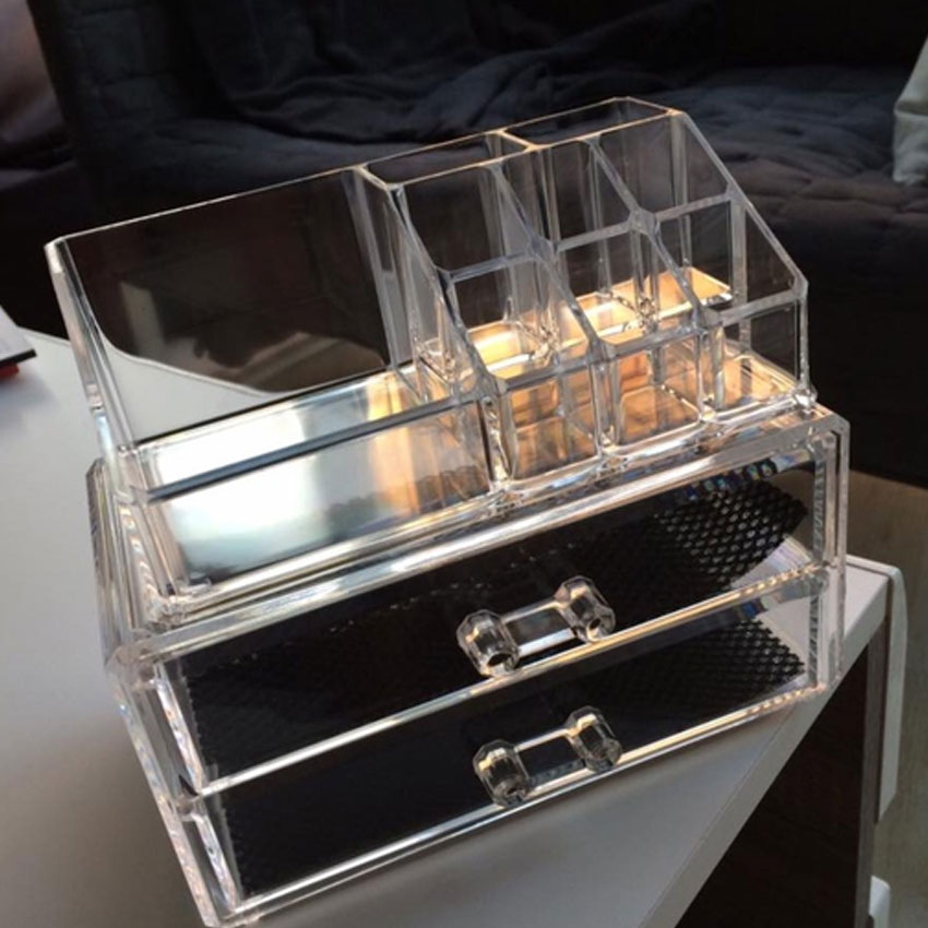 Kệ đựng mỹ phẫm 3 tầng