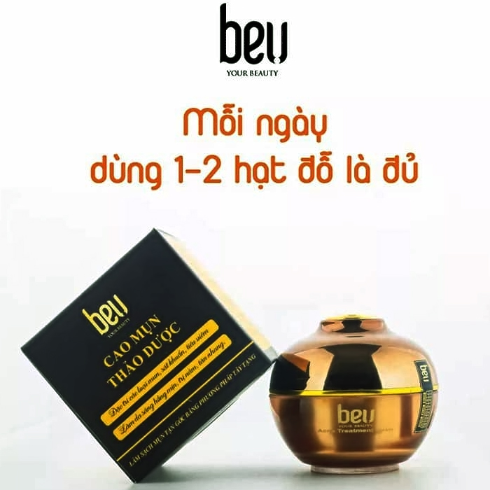 Kem trị mụn thảo dược BeU dùng cho mụn mủ, mụn bọc, mụn viêm 20ml