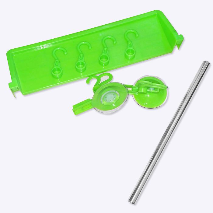 Bộ kệ nhựa có móc treo đồ tiện dụng